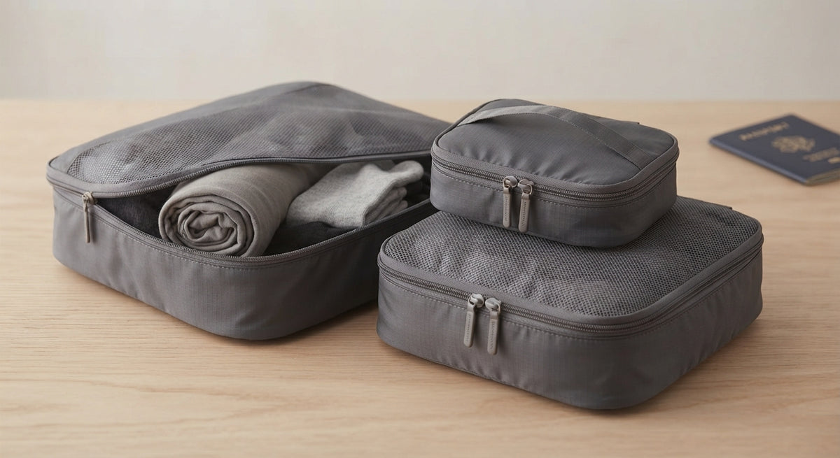 Set de 3 Organisateurs de Valise (Packing Cubes)